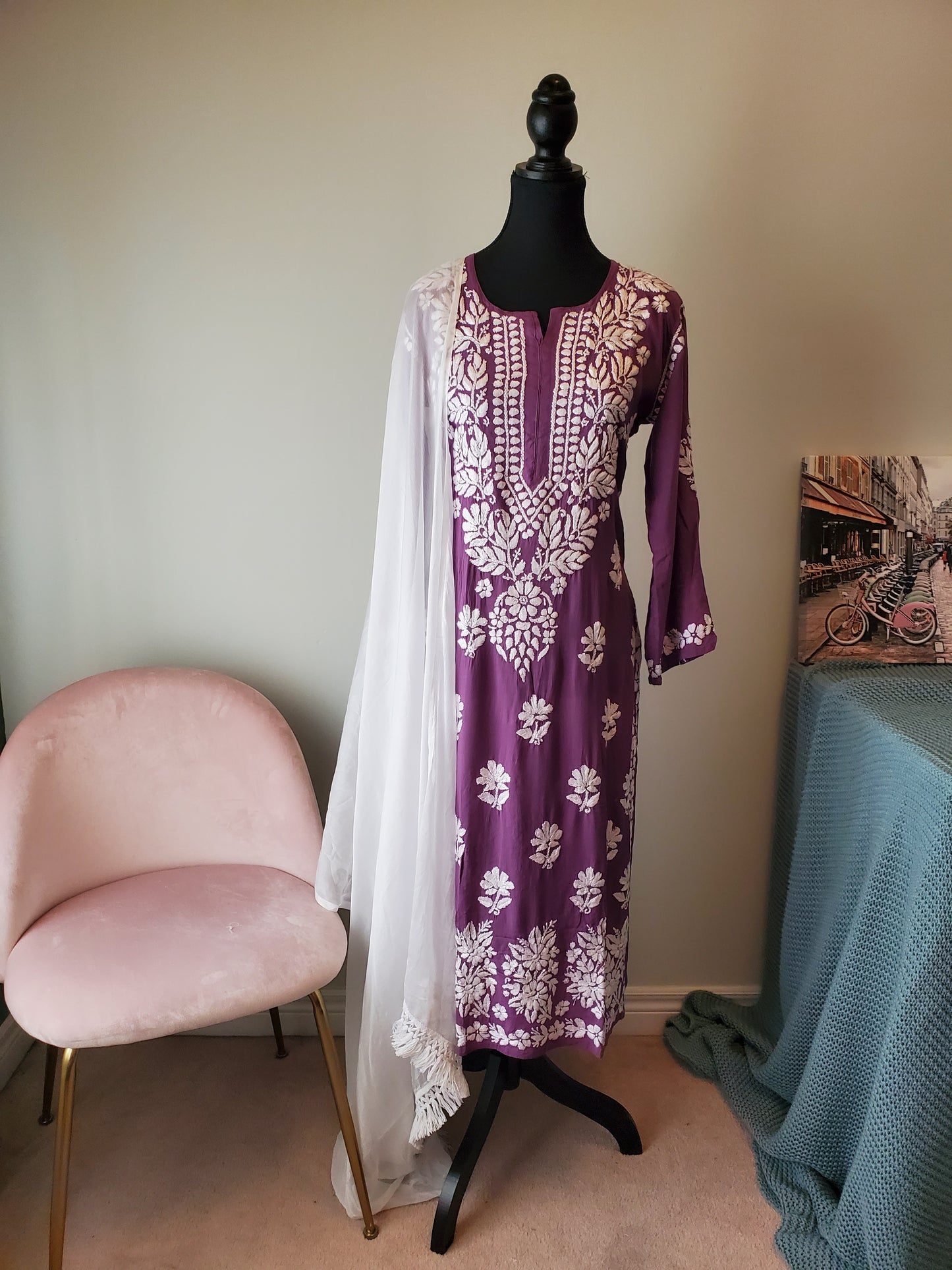 Purple Modal Kurti