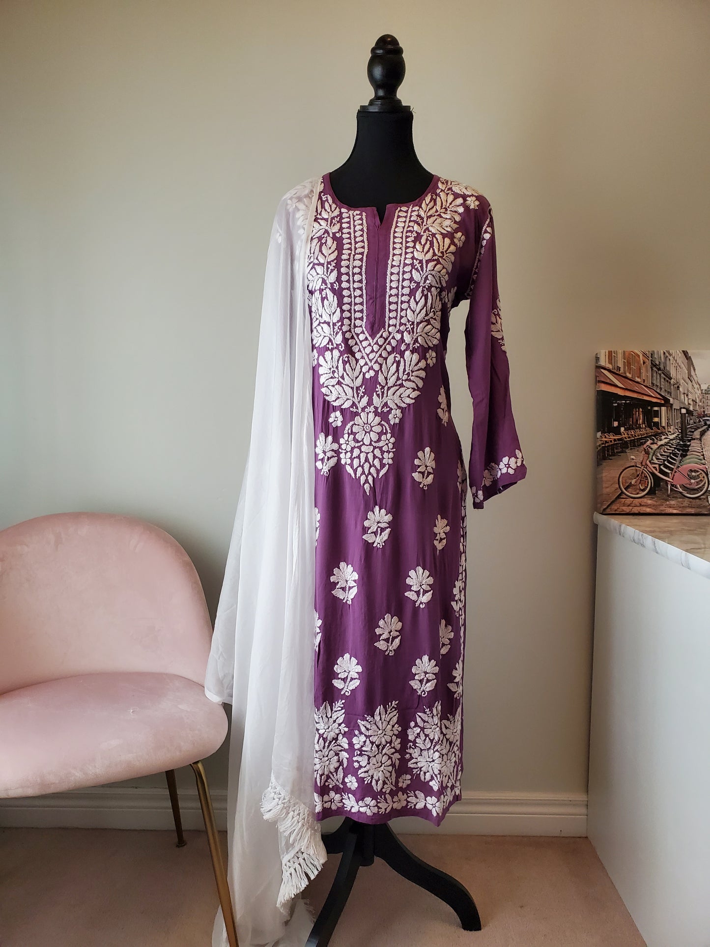 Purple Modal Kurti